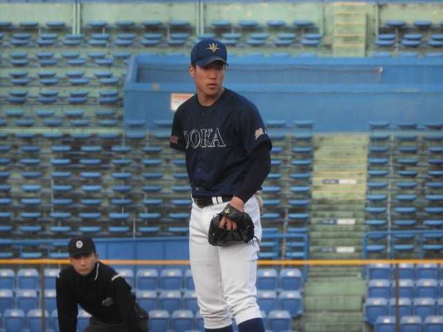 創価大・小孫竜二君(2年・遊学館)撮影：手束仁