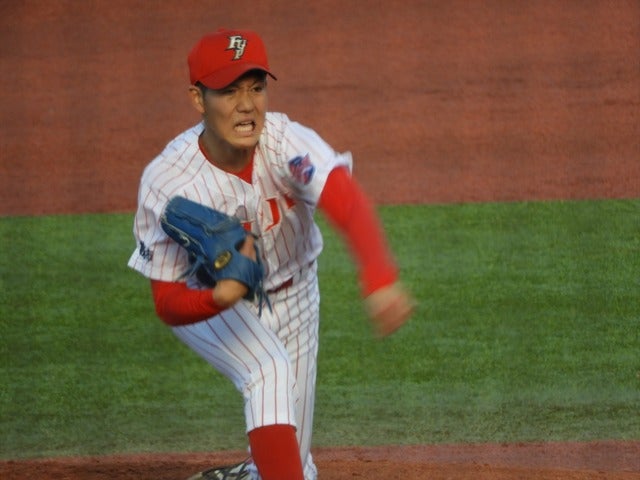 富士大・鈴木翔天君(３年・向上)撮影：手束仁