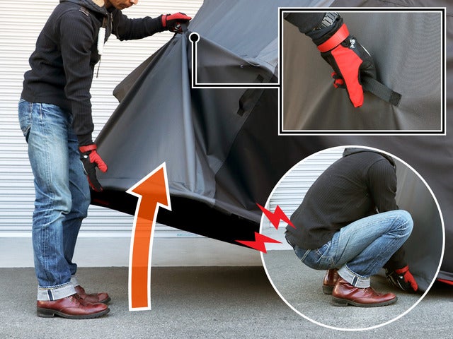 バイク・自転車用簡易ガレージ 「ストレージバイクシェルター2」発売