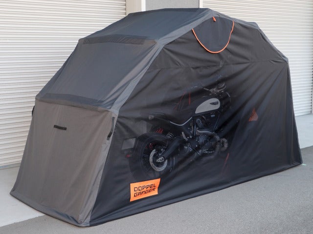 バイク・自転車用簡易ガレージ 「ストレージバイクシェルター2」発売