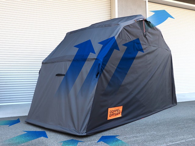 バイク・自転車用簡易ガレージ 「ストレージバイクシェルター2」発売