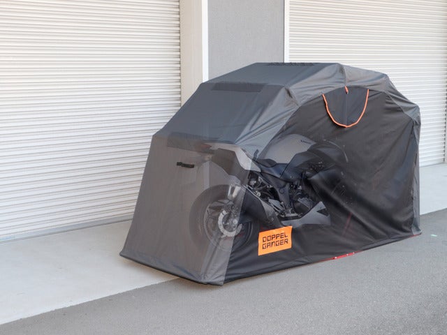 バイク・自転車用簡易ガレージ 「ストレージバイクシェルター2」発売