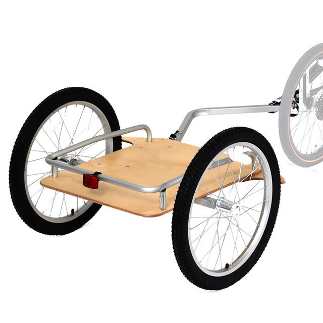 木製デッキを使用した自転車用トレーラー「ウッディサイクルトレーラー」発売