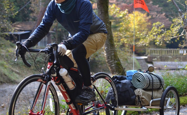 木製デッキを使用した自転車用トレーラー「ウッディサイクルトレーラー」発売