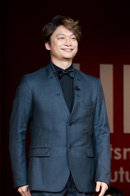 HEROs AWARD 2017に登壇した香取慎吾さん撮影:編集部