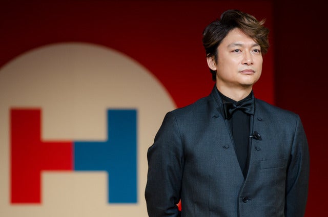 HEROs AWARD 2017に登壇した香取慎吾さん撮影:編集部