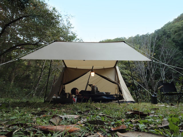 野営用ミリタリーテントをアレンジした「パップフーテント」発売