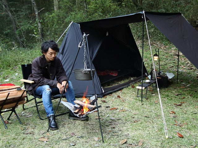 野営用ミリタリーテントをアレンジした「パップフーテント」発売