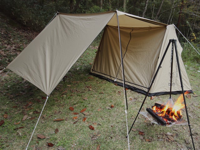 野営用ミリタリーテントをアレンジした「パップフーテント」発売
