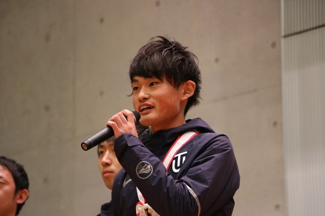 1区・西山和弥選手（1年）撮影：山本有莉