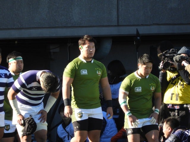 2018年正月の大学ラグビー撮影：手束仁