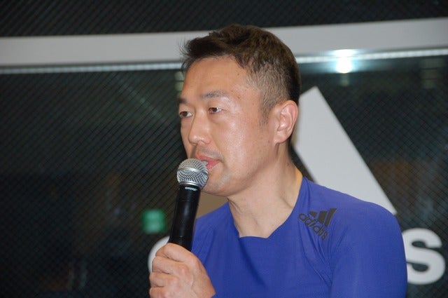 アディダス契約フィジカルトレーナーの中野ジェームズ修一氏撮影：北川雄太