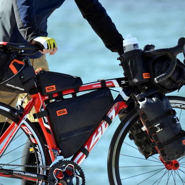 分別収納できる自転車用バッグセット「トリプルストレージフレームバッグ」発売