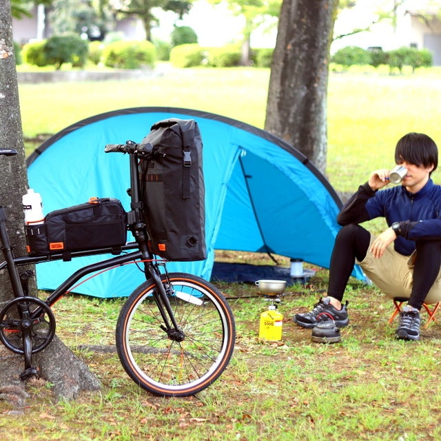 小径車のサドル＆ハンドル周りを活用できる大容量バッグ2種発売