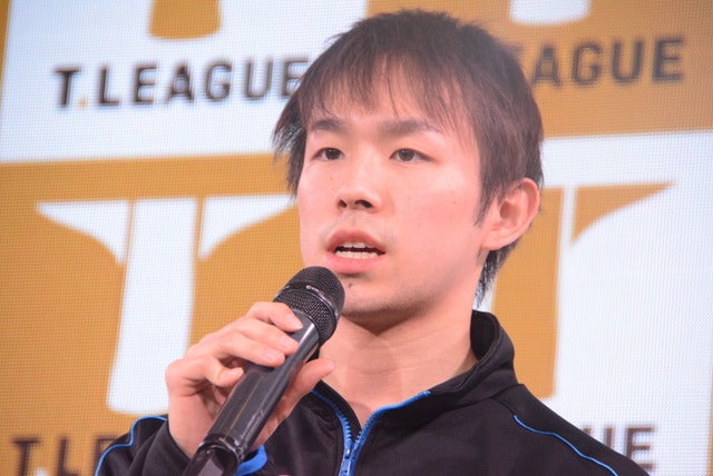 卓球世界ランキング6位の丹羽孝希選手撮影:大日方航