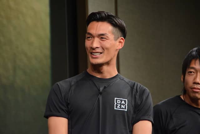 「DAZN（ダゾーン）」のアンバサダー発表会が2月15日、都内で開催された。撮影：大日方航