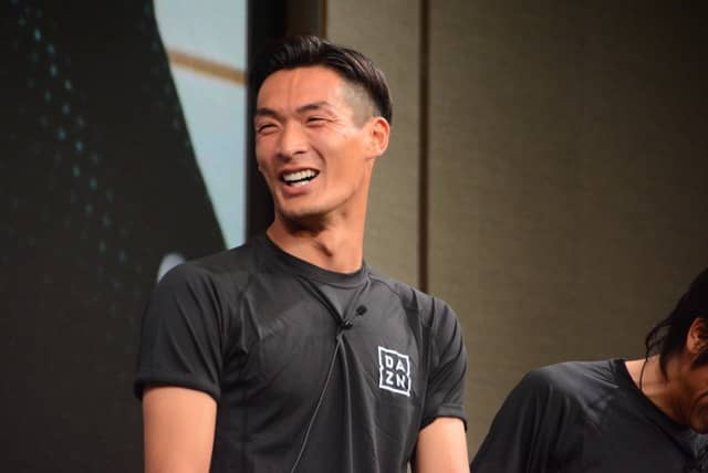 「DAZN（ダゾーン）」のアンバサダー発表会が2月15日、都内で開催された。撮影：大日方航
