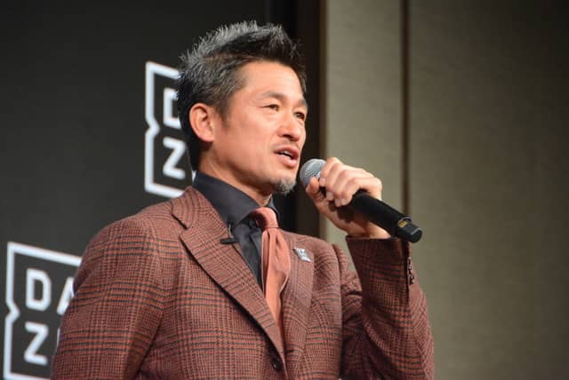 プロ33年目のシーズンを迎えるJ2横浜FCに所属する三浦知良選手(50)撮影:大日方航