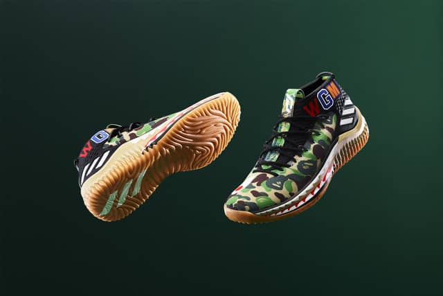 アディダス×ベイプ「adidas Basketball by BAPE DAME 4」発売