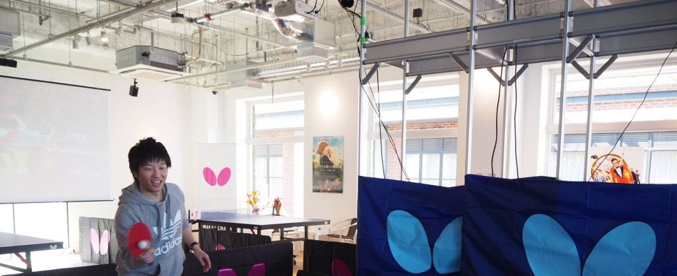 最新テクノロジーを使った新感覚卓球ゲームがみなとみらいに登場