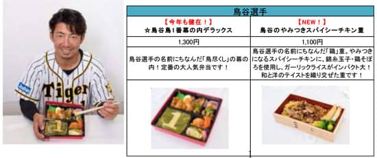 阪神・金本監督&選手プロデュースのメニューが甲子園に登場