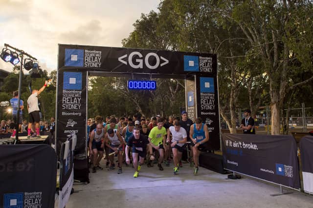 企業単位で参加するランイベント「ブルームバーグ スクエア・マイル・リレー 東京」5月開催