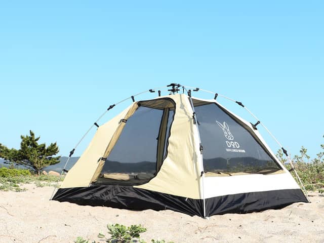 大型テントの中に設営するコットンテント「カンガルーテント」発売