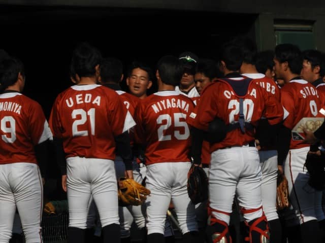 明治安田生命の円陣撮影:手束仁