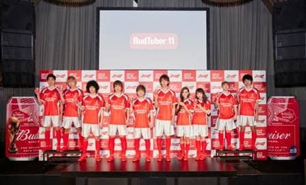 バドワイザー、はじめしゃちょーらYouTuberとW杯を盛り上げる「BudTuber.11」結成