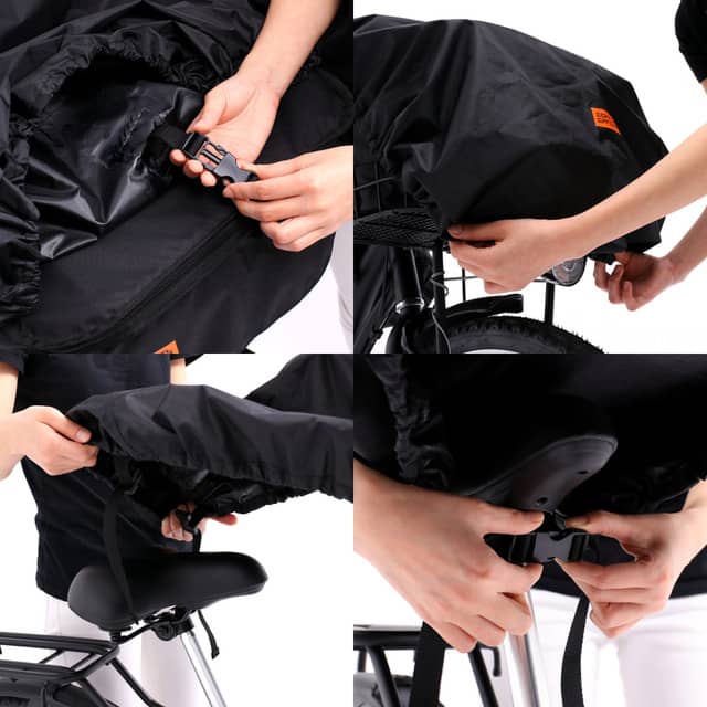 前カゴ、ハンドル、サドルだけを覆う自転車用前カゴカバー「Toit Noir」発売