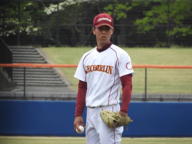 桜美林大・木下優太君（３年・東亜学園）撮影：手束仁