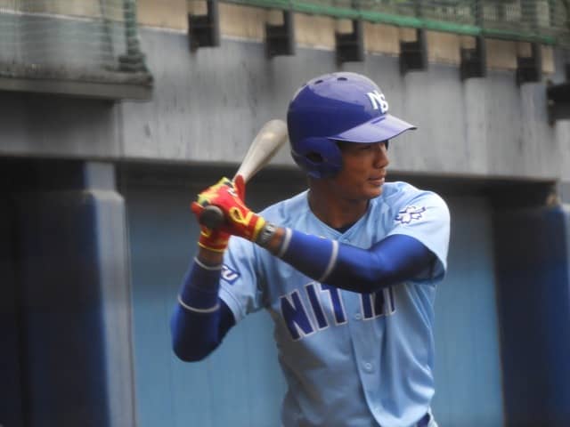 日体大・エドポロ君（３年・柏日体）撮影：手束仁