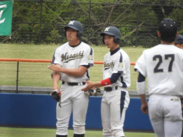 武蔵大・山北君（４年・雪谷）撮影：手束仁