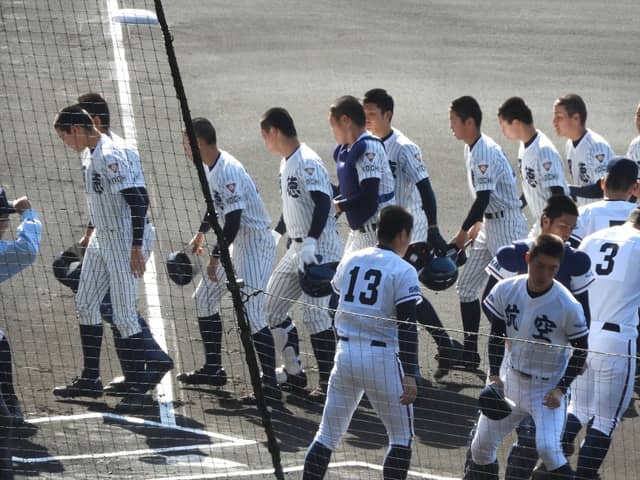 劇的なサヨナラ勝ちを果たした創成館撮影・手束仁