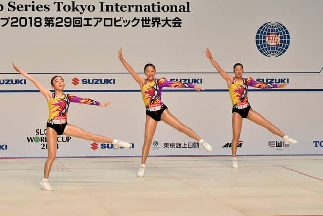 エアロビック世界大会、シニア男子シングルの斉藤瑞己が3連覇