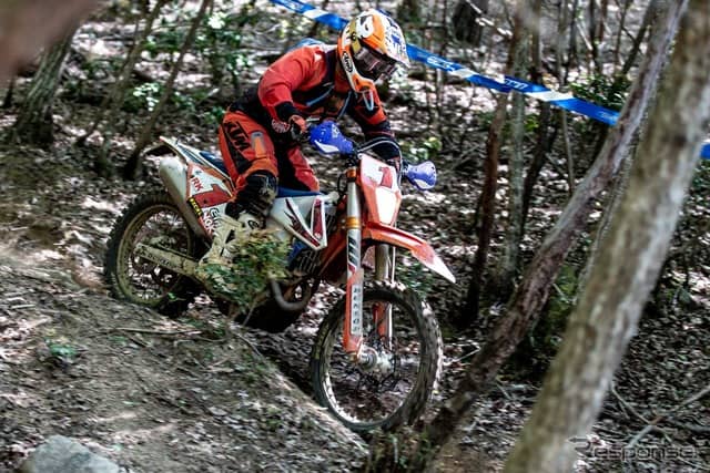 危なげない王者、小池田猛《稲垣正倫／Enduro.J》