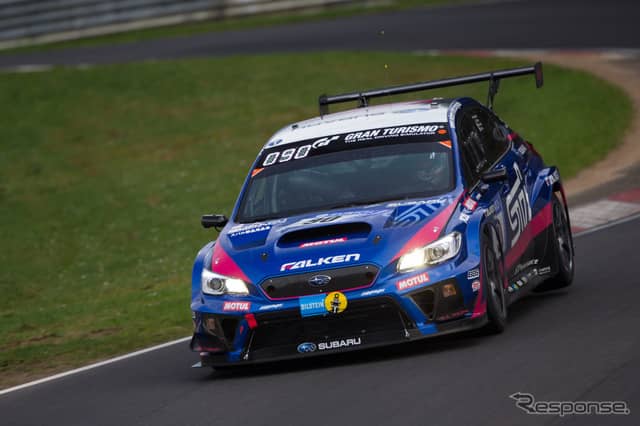ニュル現地での「予選レース」に参戦したSUBARU WRX STI。《写真提供 SUBARU / STI》
