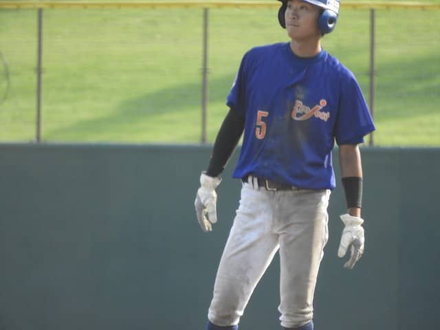 ジェイプロジェクトのリードオフマン・田中鳳真（京都翔英）撮影：手束仁