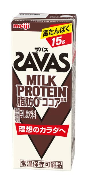運動後も飲みやすい「ザバス MILK PROTEIN 脂肪0 クリアストロベリー」発売
