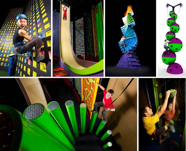 対決できるアクティビティを設置した屋内アスレチック施設「TONDEMI HEIWAJIMA」7月オープン