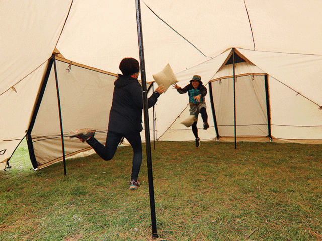 初心者でも立てられる大型シェルター「ロクロクベース」発売