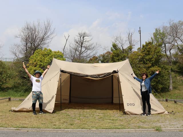 初心者でも立てられる大型シェルター「ロクロクベース」発売