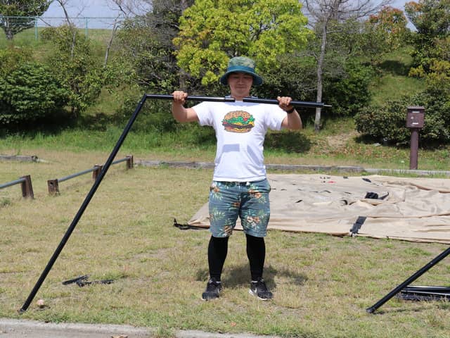 初心者でも立てられる大型シェルター「ロクロクベース」発売