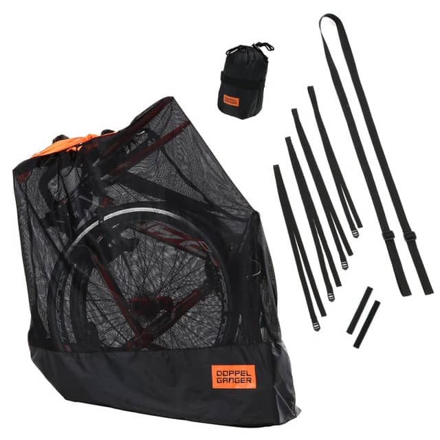 メッシュ素材で中の自転車が見える「コンパクトメッシュ輪行バッグ」発売