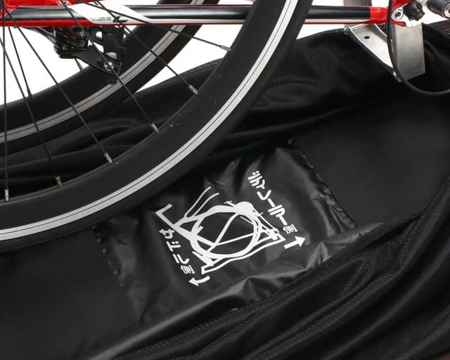 メッシュ素材で中の自転車が見える「コンパクトメッシュ輪行バッグ」発売