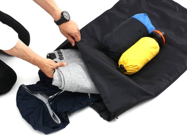 風呂敷構造の自転車用フロントバッグ「ラップハンドルバーバッグ」発売