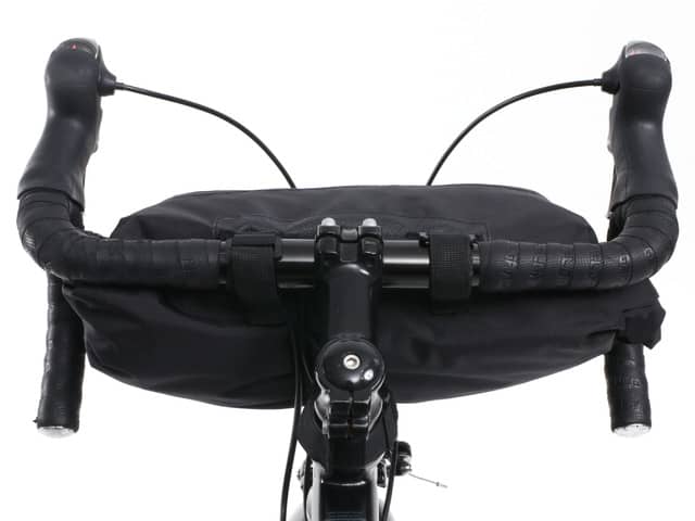 風呂敷構造の自転車用フロントバッグ「ラップハンドルバーバッグ」発売