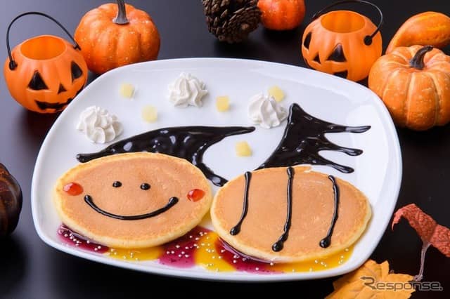 ぶんぶんのデビルズハロウィーンパンケーキ