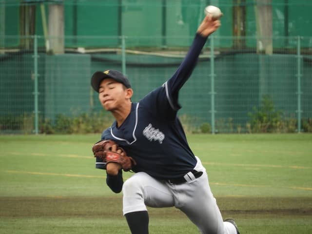 佼成学園・中村陸人君撮影:手束仁