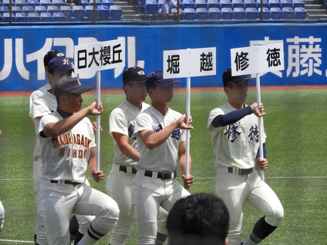 修徳（第46回）、堀越（第48回）、日大桜丘（第54回）撮影：手束仁